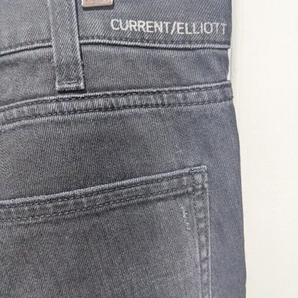 Current/elliott | The Skinny distressed jean in Night - Picture 7 of 12